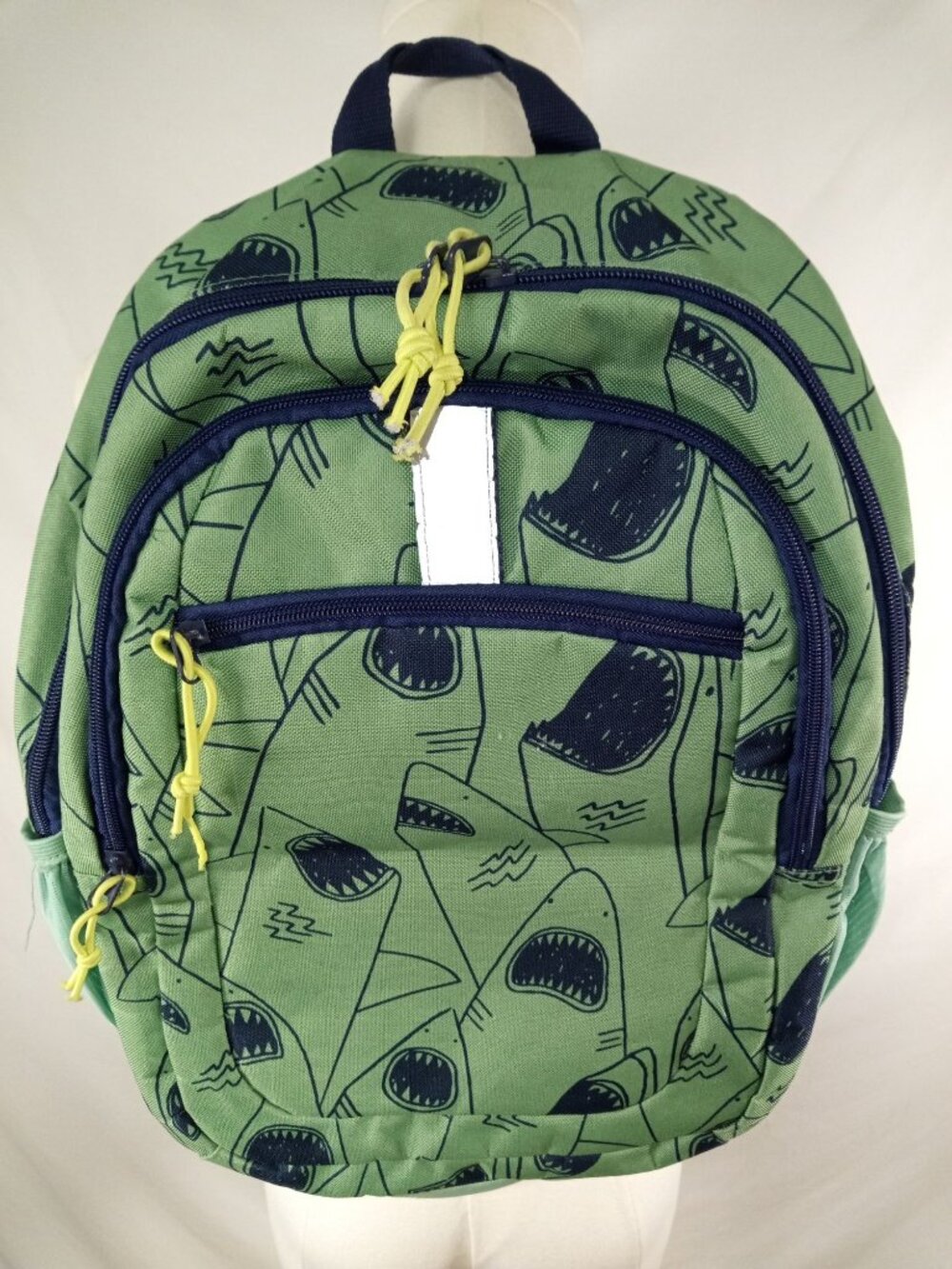 Green/Blue Boy's Shark Print Target Backpack
